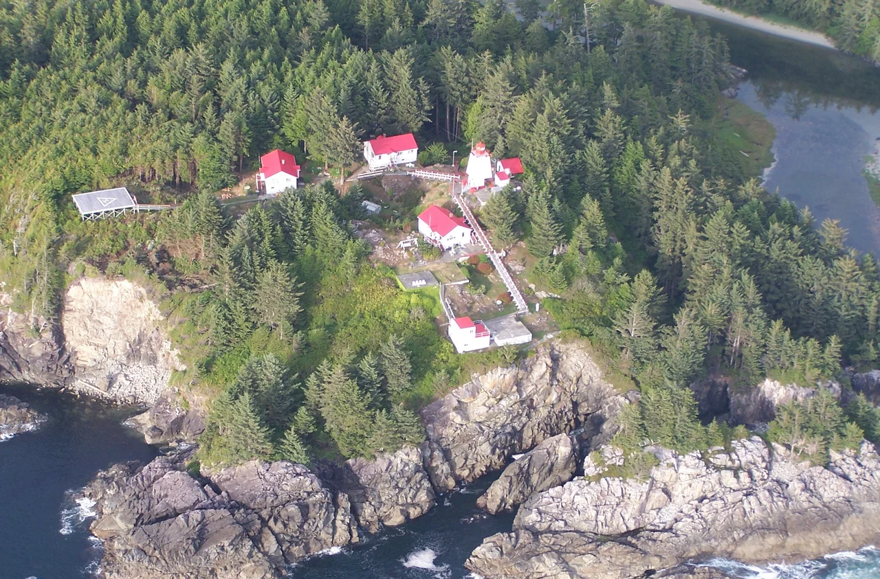 Cape Beale Lighthouse, Vancouver Island, BC, Canada. Photographed on July 19, 2006