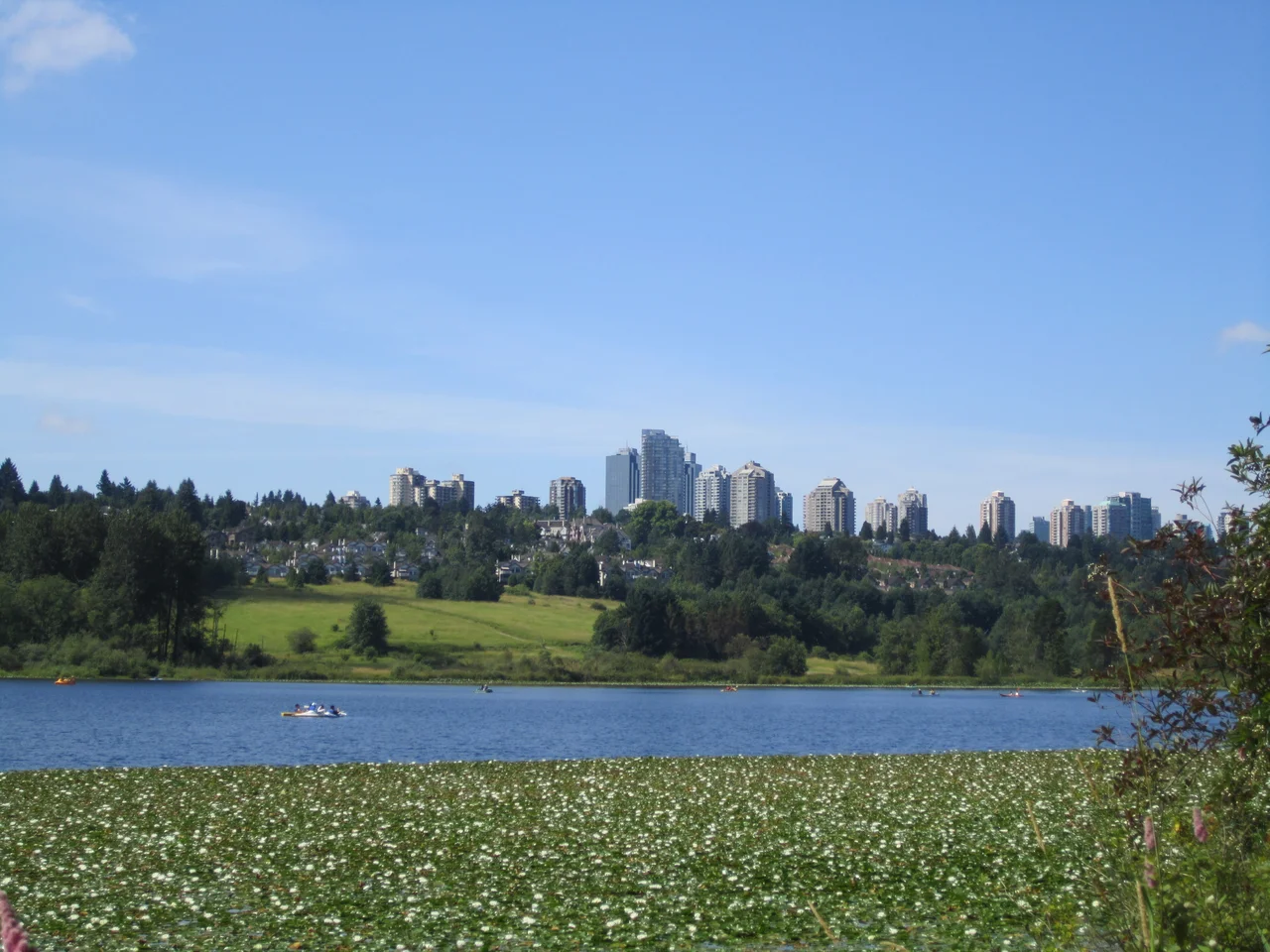 Taken summer 2011, this shot shows some of the more modern and luxurious accomodations in Burnaby, British Columbia