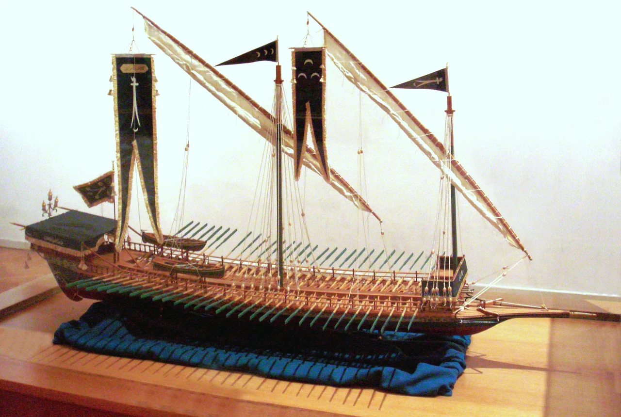 Barbarossa_galley_in_France_1543
