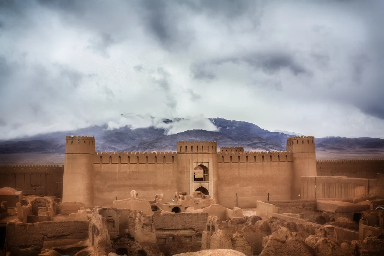 This is a photo of a monument in Iran identified by the ID