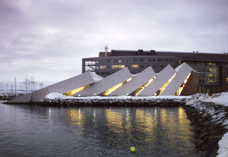 View of the Museum Polaria in Tromso, taken by User:Bo-deh.