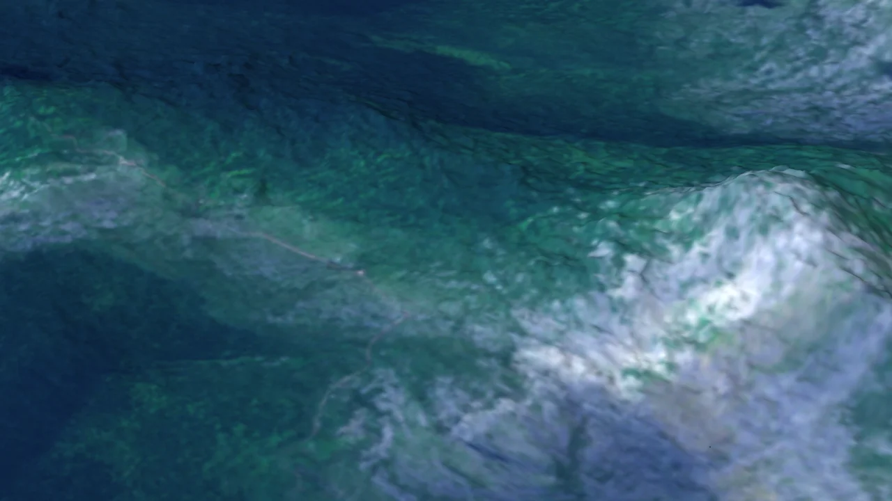 3D model of Dyatlov Pass area.
