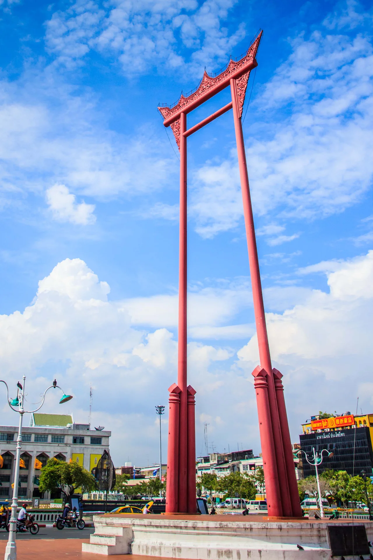 This is a photo of a monument in Thailand identified by the ID