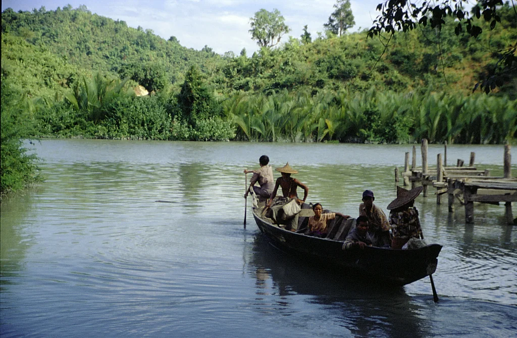 Chin village, Burma