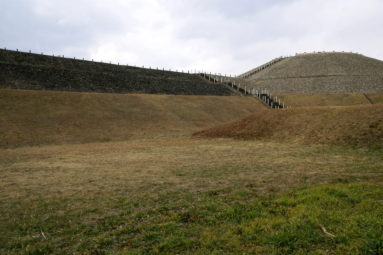 Goshikizuka kofun in Kobe, Hyogo prefecture, Japan